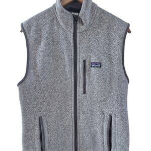 Patagonia Men's Heather Gray Fleece Vest